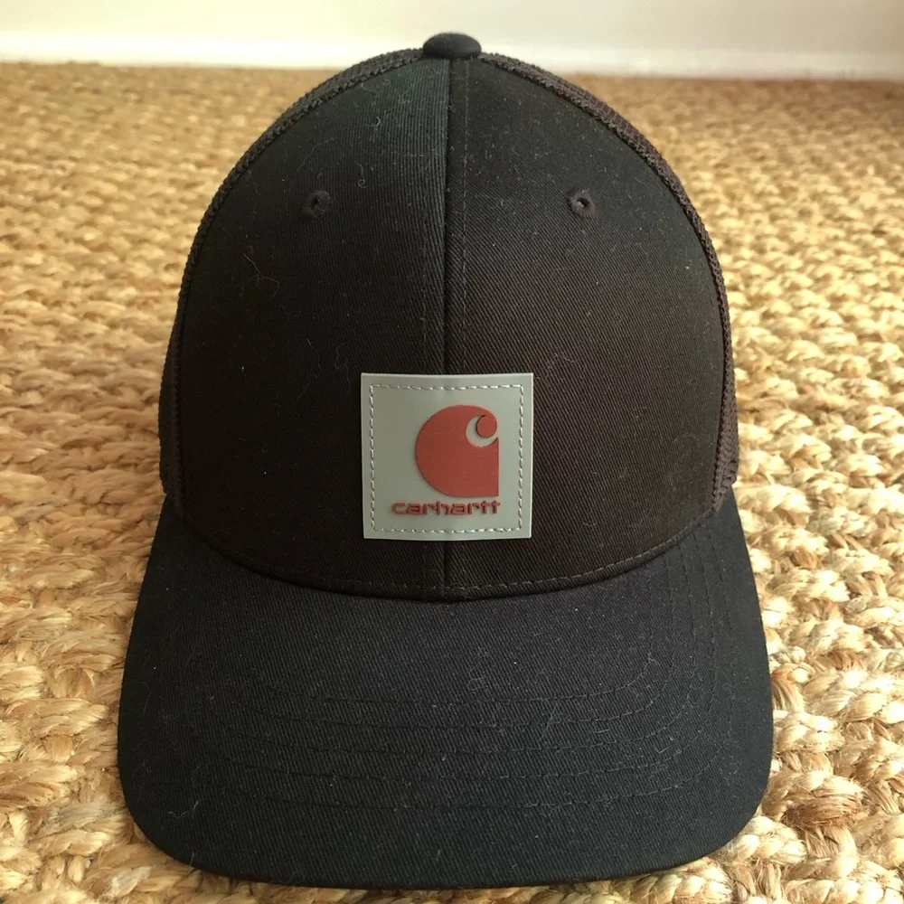 New: Carhartt RUGGED FLEX® TWILL MESH-BACK LOGO PATCH CAP 105216. One Size